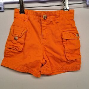 Ralph Lauren Baby Cargo Shorts 12M Orange